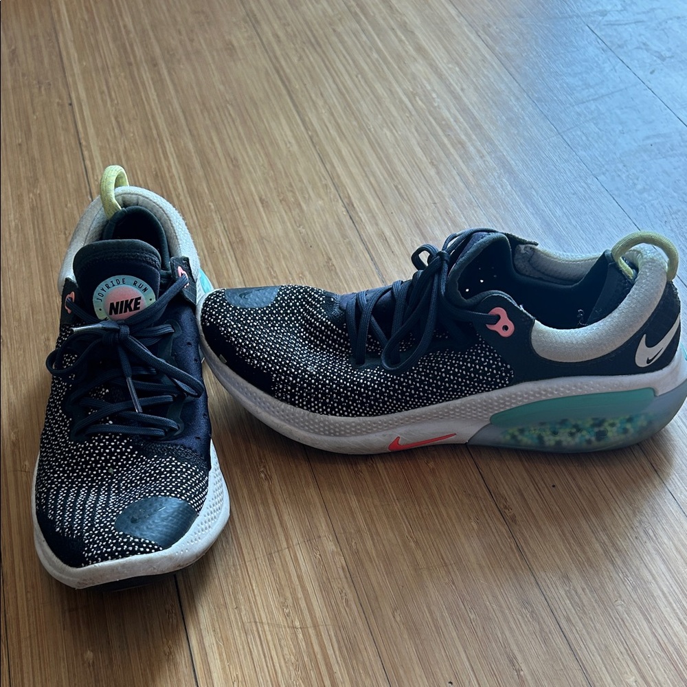 Nike Black and Pink Athletic Shoes